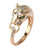 Effy 14K Rose Gold, 0.07ct Diamond And Tsavorite Ring - Rose Gold - 7