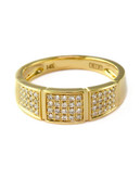 Effy 14K Yellow Gold 0.24ct Diamond Ring - Diamond - 7