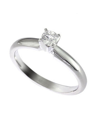 Effy 14K White Gold 0.20ct Diamond Ring - Diamond - 7