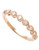 Fine Jewellery 14K Pink Gold 0.25ct Diamond Ring - Rose Gold - 7
