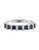 Effy 14K White Gold Sapphire Stack Ring - Sapphire - 7