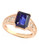Effy 14K Rose Gold Diamond Manufactured Diffused Sapphire Ring - Sapphire - 7