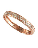 Effy 14K Rose Gold 0.19ct Diamond Ring - Diamond - 7
