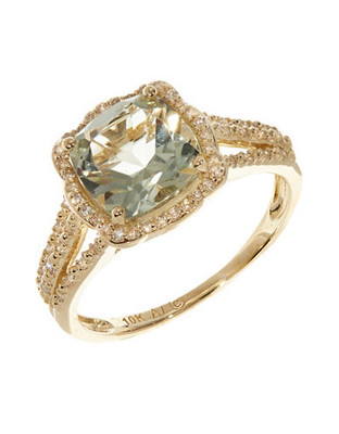 Town & Country 10K Yellow Gold and Diamond Ring - Gold - 7