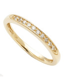 Fine Jewellery 10K Yellow Gold 0.10ct Diamond Ring - Yellow Gold - 7