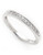 Fine Jewellery 10K White Gold 0.10ct Diamond Ring - White Gold - 7