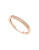 Fine Jewellery 10K Pink Gold 0.10ct Diamond Ring - ROSE GOLD - 7