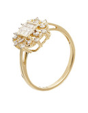 Fine Jewellery 14K Yellow Gold 0.33ct Diamond Ring - Diamond - 7