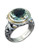Effy Sterling Silver 18K Yellow Gold and Green Amethyst Ring - Amethyst