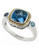 Effy 18k Yellow Gold and Silver Blue Topaz Ring - Topaz