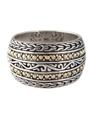 Effy Sterling Silver And 18 Kt. Yellow Gold Ring - Silver/Gold
