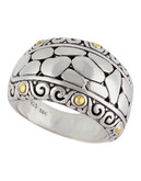Effy Sterling Silver And 18K Yellow Gold Ring - Silver/Gold