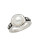 Honora Style Sterling Silver and Freshwater Pearl Ring - WHITE - 7