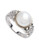 Fine Jewellery Sterling Silver, 14K Yellow Gold And 10mm Pearl Ring - Gold/Silver - 7