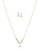 Nadri Pear Faux Crystal Necklace and Earrings Set - Gold