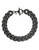 Michael Kors Jet Pave Curb Chain Link Toggle Necklace - Black