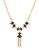 Gerard Yosca Diamond Stone Fringe Necklace - Gold