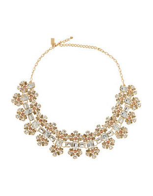 Kate Spade New York Crystal Arches Necklace - Gold