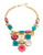 Trina Turk Faceted Stone Bib Necklace - Multi