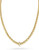 Elizabeth And James Braque Necklace With White Topaz - Gold