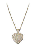 Swarovski Heart Pendant - Silver