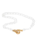 Kara Ross Gold Plated Crystal Single Strand Necklace - Gold