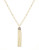 Kenneth Jay Lane Pearl Tassel Necklace with Crystal Accents - GOLD