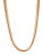 Trina Turk Leather Wrapped Curb Chain Necklace - TAN