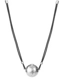 Gerard Yosca Powerball Rope Necklace - Silver