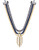 Vince Camuto Mesh Chain Drama Necklace - Multi Coloured