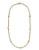 Michael Kors Gold Tone Padlock Station Toggle Necklace - Gold
