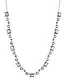 Carolee Coloured Stone Collar Necklace - blue