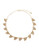 Carolee Beaded Fin Frontal Necklace - gold