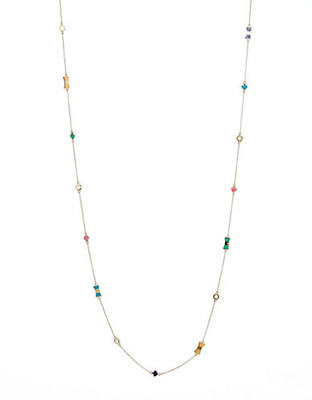 Kate Spade New York Bows and Spades Necklace - Green