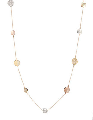 Kate Spade New York Pave Scatter Necklace - Gold