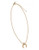 Rachel Zoe Safari Crescent Pendant Gold Plated  Pendant Necklace - Gold
