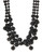 Kenneth Jay Lane Pearl Cluster Necklace - Black