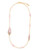 Kara Ross Organic Slab Section Necklace - Pink