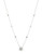 Crislu Diamond Bloom Necklace - SILVER