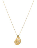 Gerard Yosca Multi Coin Pendant Necklace - Gold