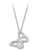 Swarovski Tatou Butterfly Pendant - Silver