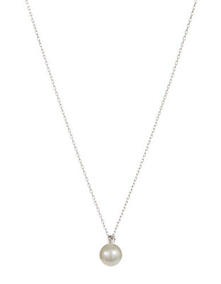 Swarovski Tricia Pearl Pendant Necklace - White