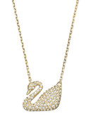 Swarovski Swan Necklace - Gold