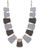 A.B.S. By Allen Schwartz Embellished Glitter Collar Necklace - Multi Coloured