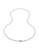 Nadri 24 inch 8mm Pearl Necklace with Pave Framed Pearl clasp - PEARL