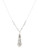 Carolee Embellished Y Pendant Necklace - silver