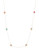 Carolee Beaded Enamel Four Point Illusion Necklace - multi