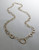 Lauren Ralph Lauren Interlocking Ring Necklace - Matte Gold