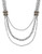 Sam Edelman Triple Strand Chain Necklace - Silver
