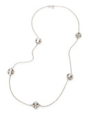Carolee Dark Star Illusion Necklace - Silver